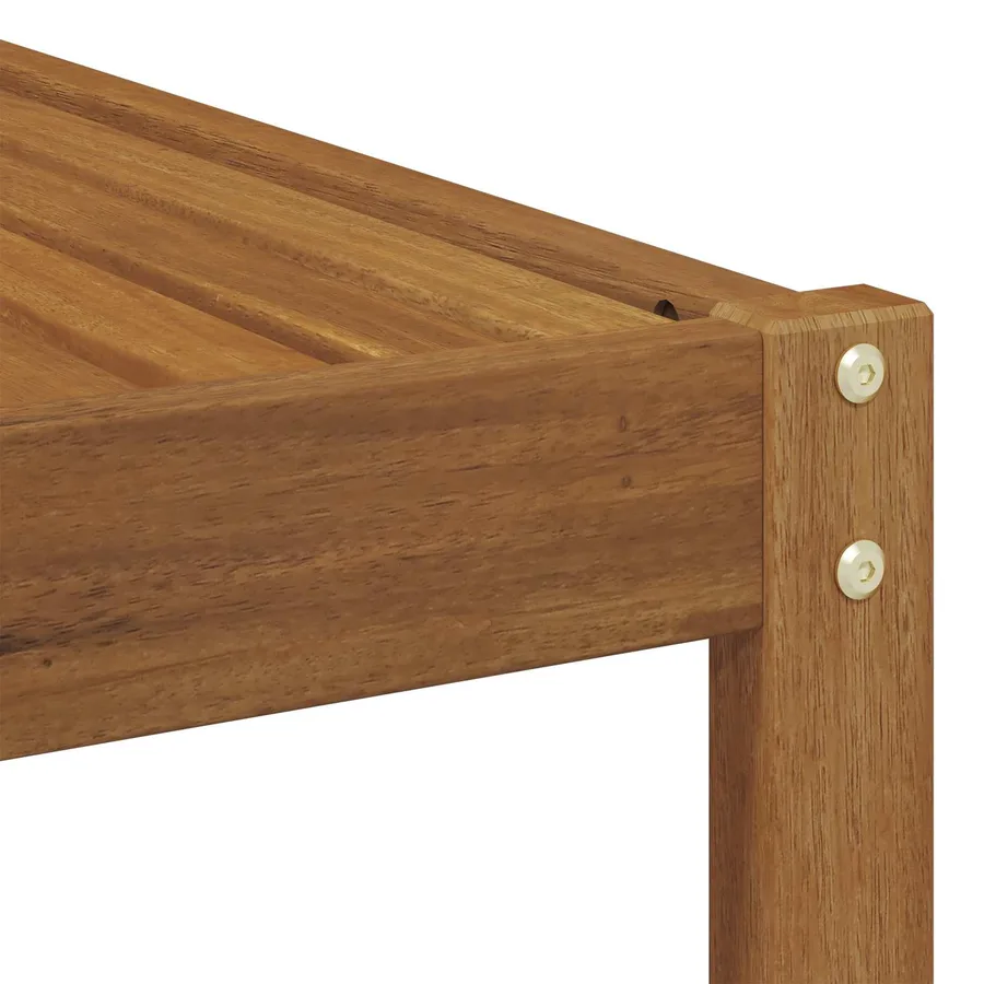 Ensemble de canapés d'extérieur avec coussin 3 pcs Naturel - 7