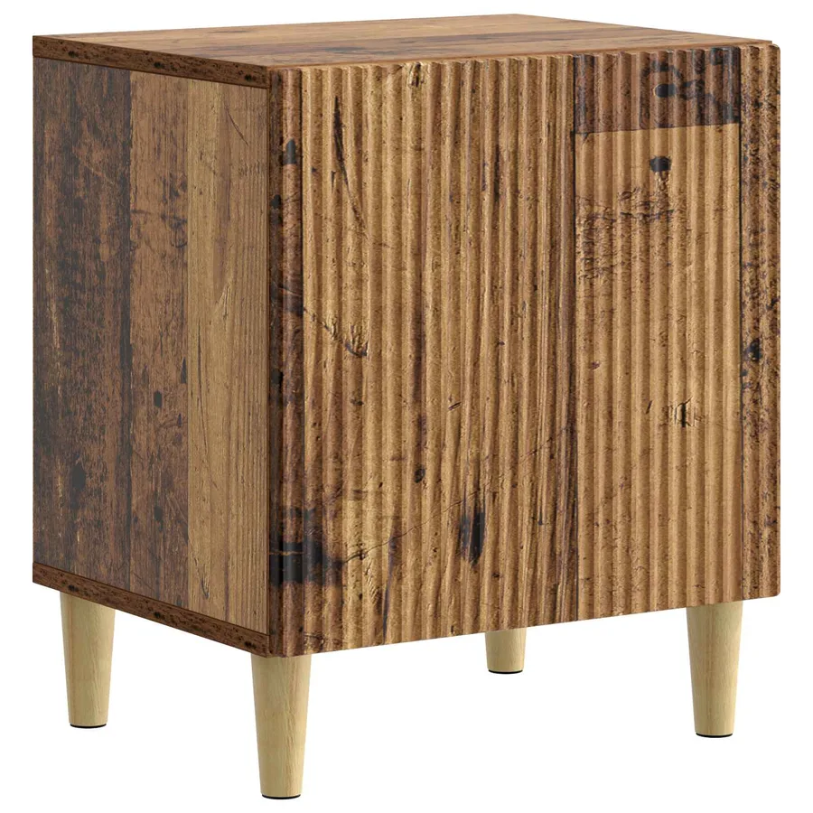 Cabinet de chevet Bois ancien 43 x 34,5 x 50 cm - 2