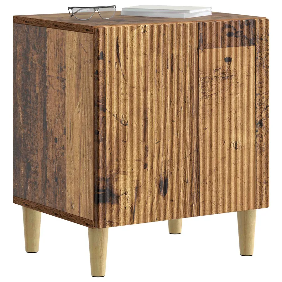 Cabinet de chevet Bois ancien 43 x 34,5 x 50 cm - 3