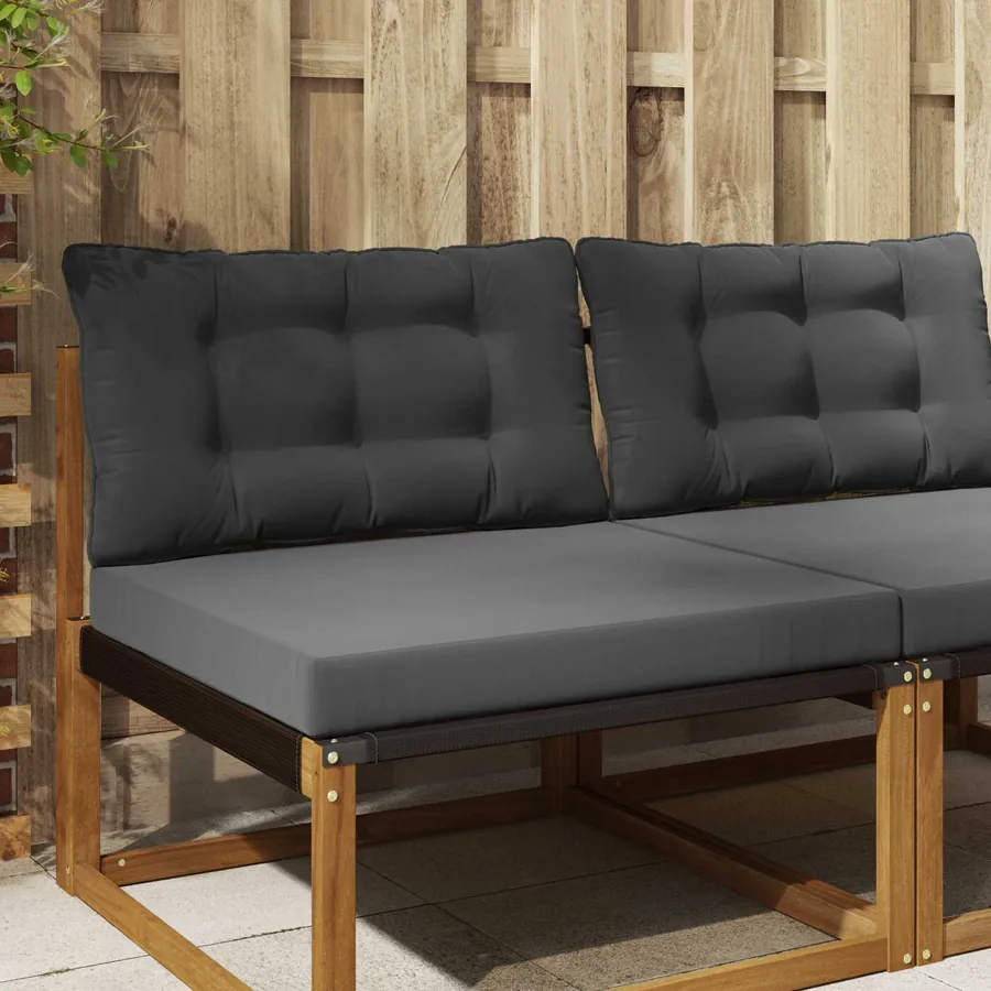 Coussin de canapé d'extérieur Polyester Anthracite