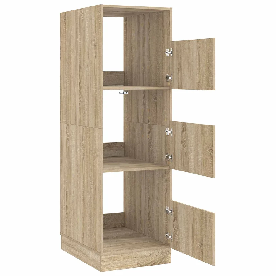 Armoire à Laver Sonoma 50 x 68 x 162 cm Bois d'ingénierie - 5