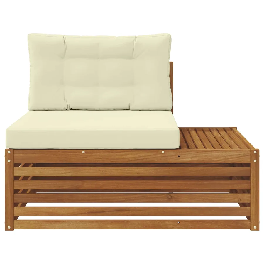 Canapé d'extérieur extrémité Naturel 115 x 83 x 73 cm - 4