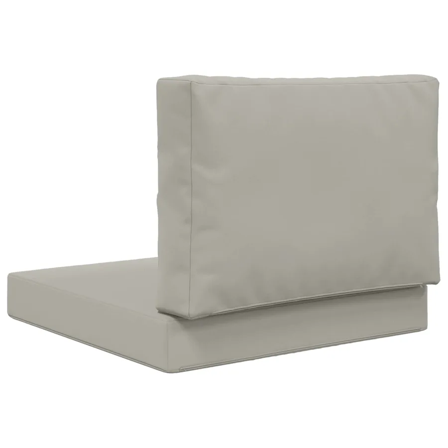 Coussin de canapé d'extérieur 2 pcs Gris Polyester - 7