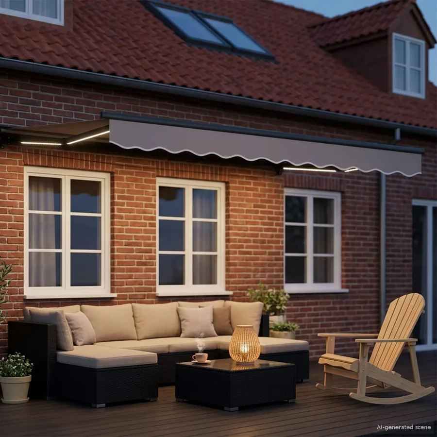 Auvent rétractable électrique 3 x 2,5 m - 3
