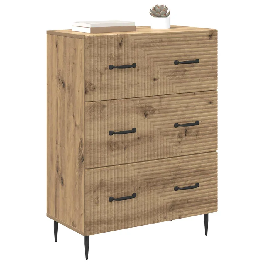 Armoire à tiroirs 66 x 34,5 x 89,5 cm Bois d'ingénierie - 3