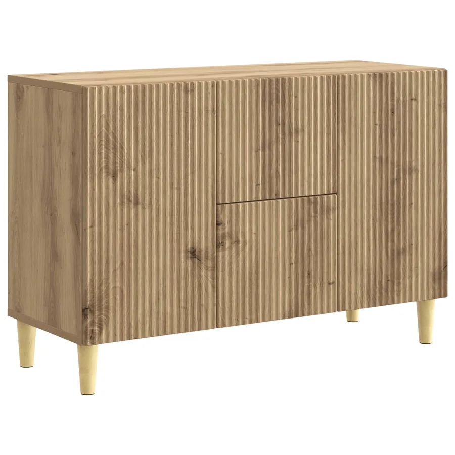 Buffet Chêne artisanal 89 x 34,5 x 60 cm Bois d'ingénierie - 2