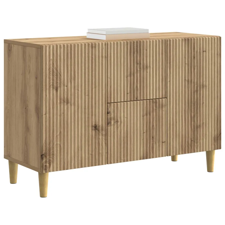 Buffet Chêne artisanal 89 x 34,5 x 60 cm Bois d'ingénierie - 3