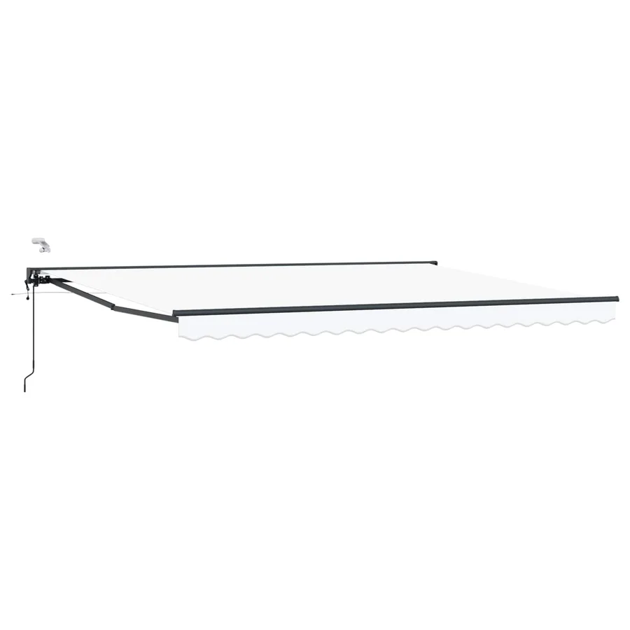 Auvent rétractable électrique Blanc 4,5 × 3 m - 2