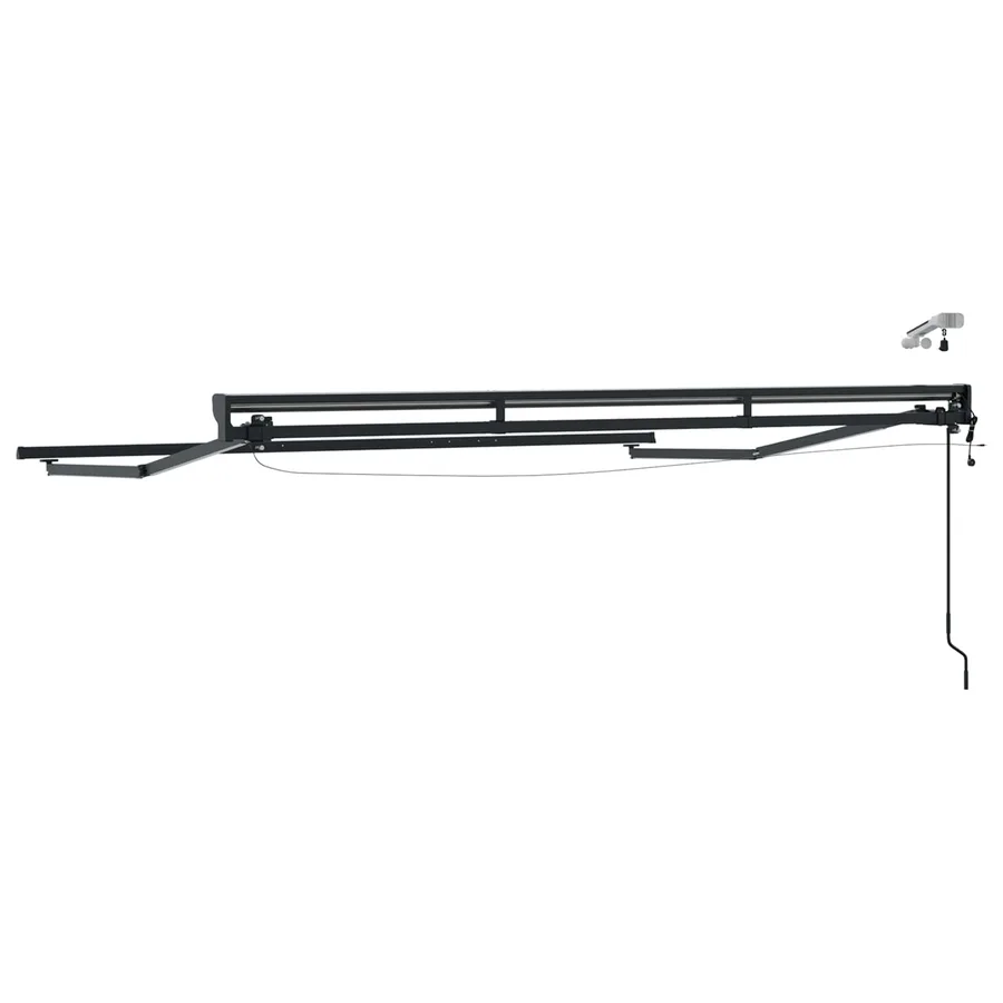 Cadre de store électrique avec LED Anthracite 2,5 x 2 m - 7