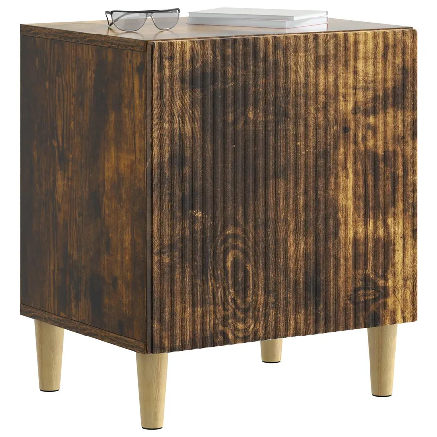Cabinet de chevet 2 pcs Chêne fumé 43 x 34,5 x 50 cm - 3