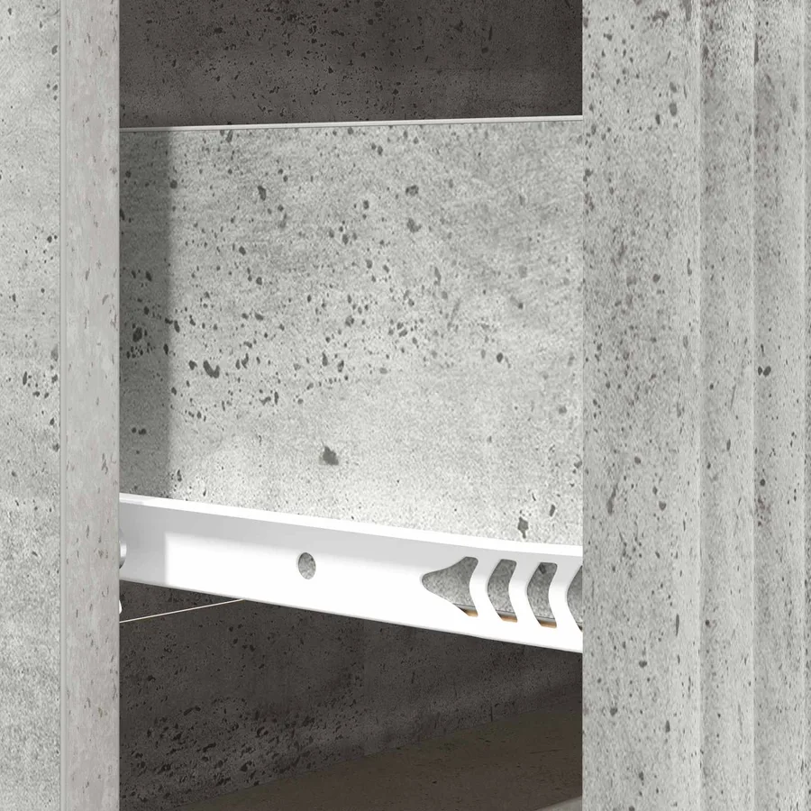 Armoire à tiroirs Gris béton 66 x 34,5 x 89,5 cm - 8