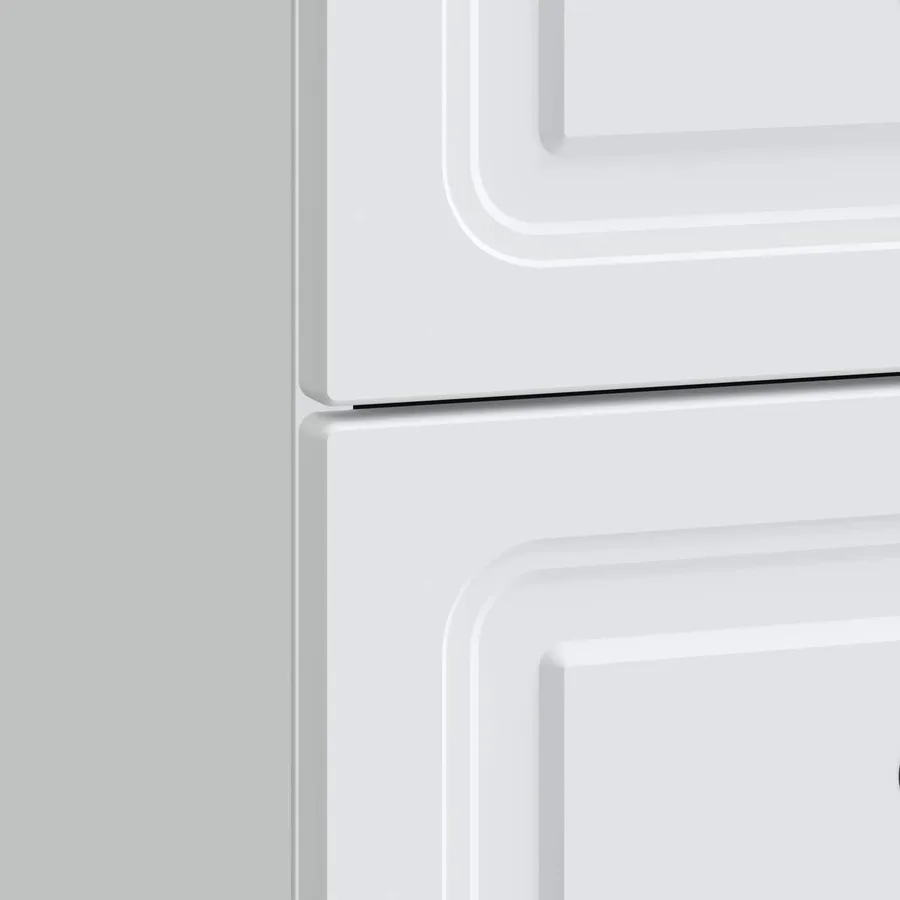 Cabinet de chevet avec tiroir 2 pcs Blanc 43 x 34,5 x 44,5 cm - 8