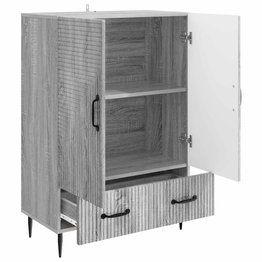 Buffet Sonoma gris 66 x 34,5 x 95 cm Bois d'ingénierie - 4