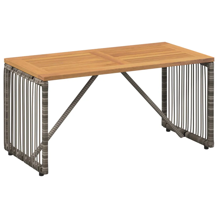 Ensemble de meubles d'extérieur 9 pcs Gris et bleu marine - 7