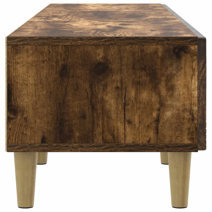 Meuble TV 147 x 34,5 x 30 cm Chêne fumé Bois d'ingénierie - 6