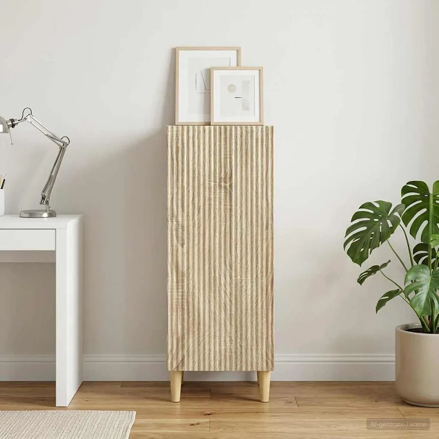 Buffet Chêne Sonoma 33 x 34,5 x 90 cm Bois d'ingénierie - 4