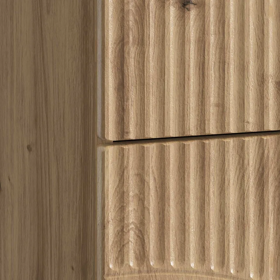 Cabinet de chevet 2 pc Chêne artisanal 43 x 34,5 x 44,5 cm - 8