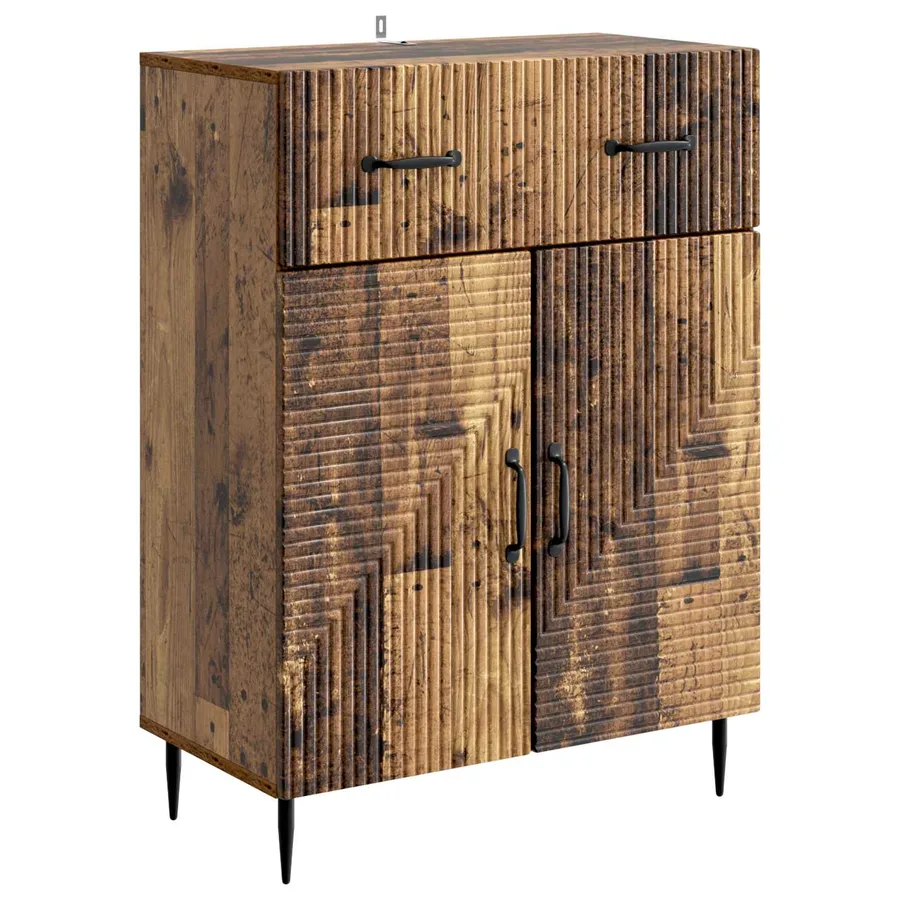 Buffet Bois ancien 66 x 34,5 x 89,5 cm Bois d'ingénierie - 2