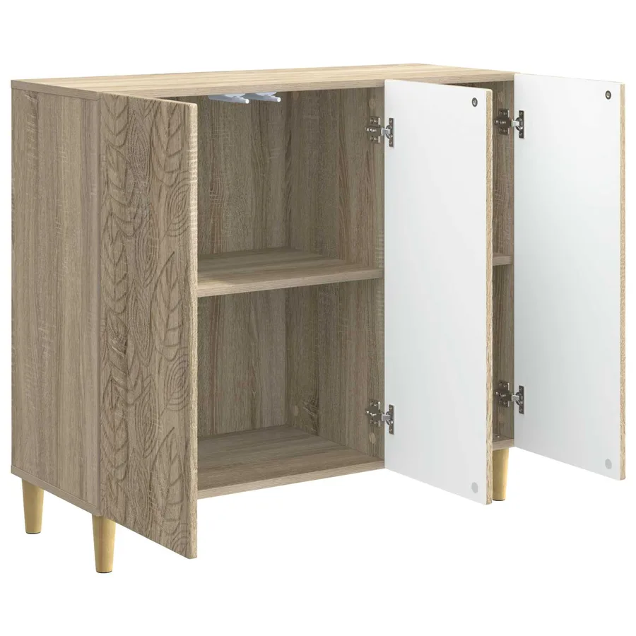 Buffet Chêne Sonoma 89 x 34,5 x 80 cm Bois d'ingénierie - 4