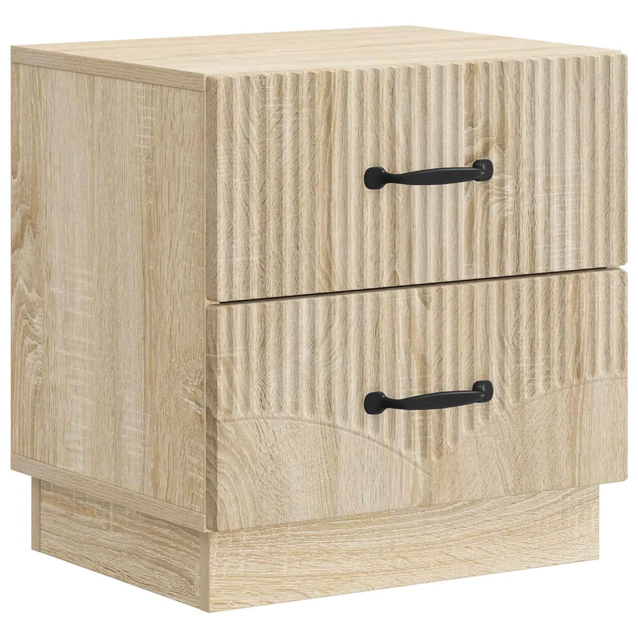 Cabinet de chevet 2 pcs Chêne Sonoma 43 x 34,5 x 44,5 cm - 5