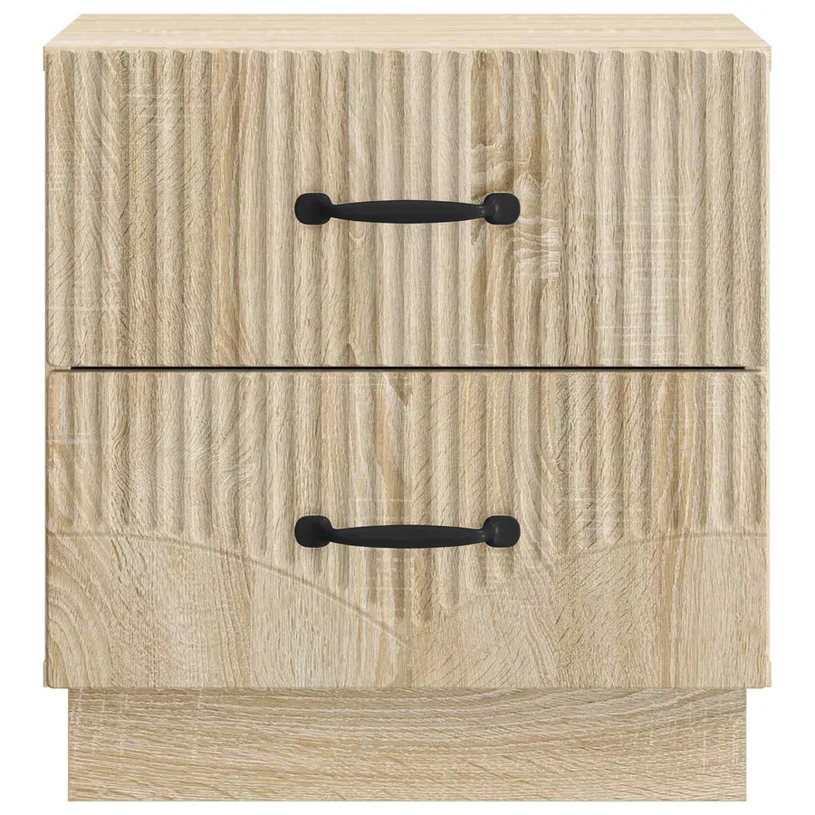Cabinet de chevet 2 pcs Chêne Sonoma 43 x 34,5 x 44,5 cm - 7