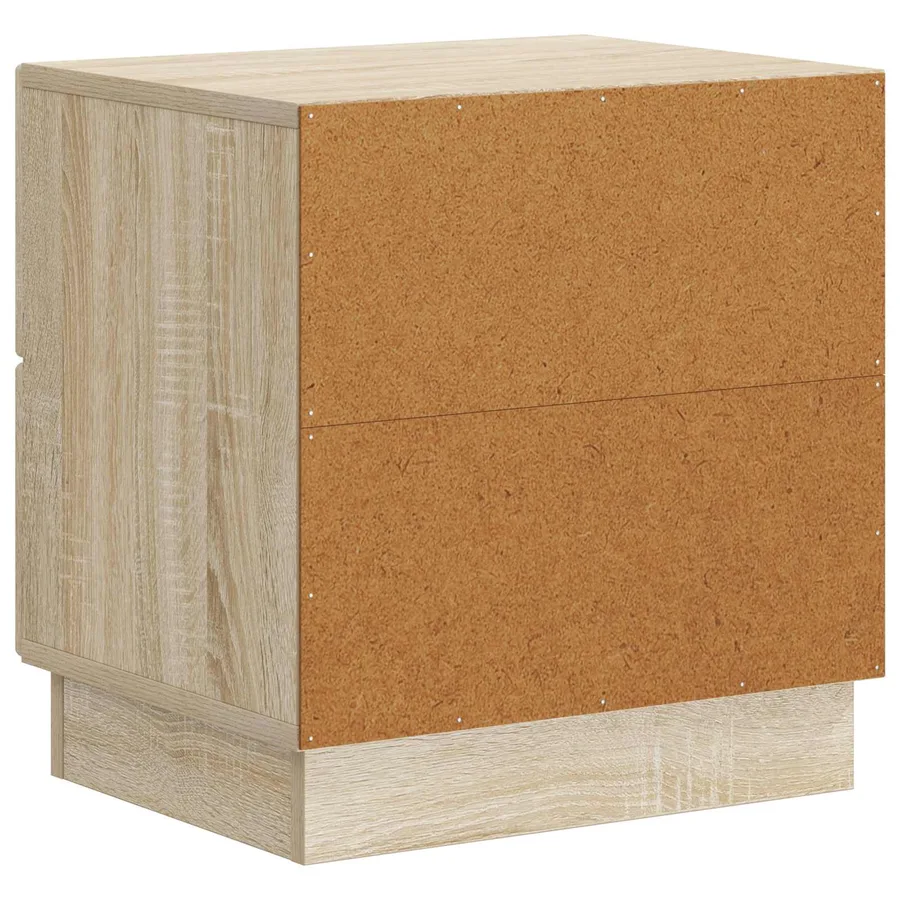 Cabinet de chevet 2 pcs Chêne Sonoma 43 x 34,5 x 44,5 cm - 9