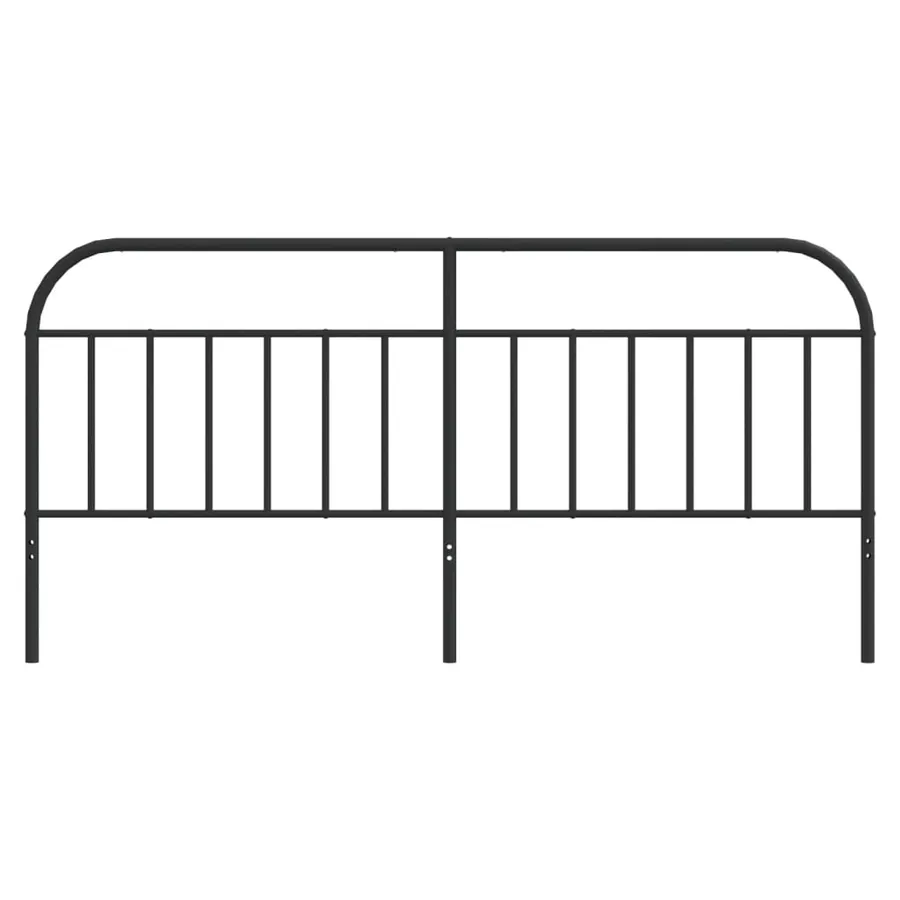 Tête de lit de remplacement métal noir 200 cm - 4