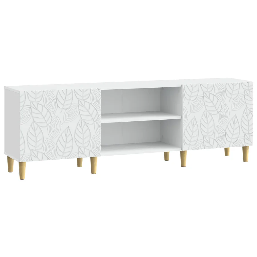 Meuble TV 150 x 31 x 50 cm Blanc Bois d'ingénierie - 2