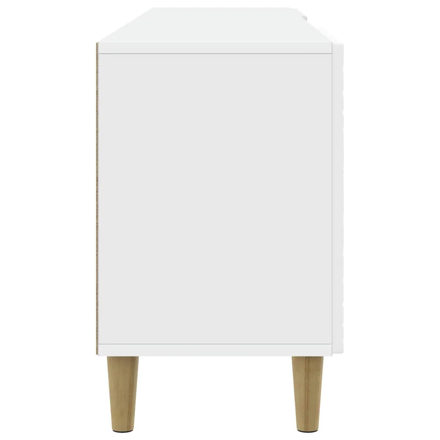 Meuble TV 150 x 31 x 50 cm Blanc Bois d'ingénierie - 6