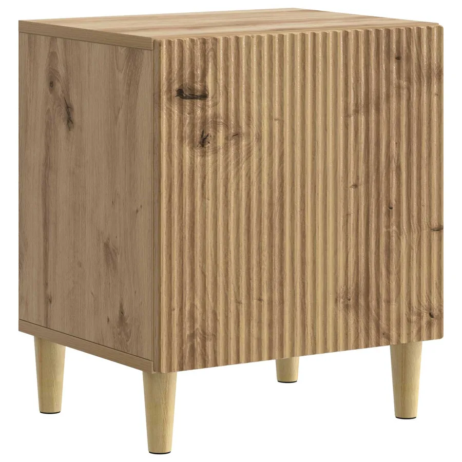 Cabinet de chevet Chêne artisanal 43 x 34,5 x 50 cm - 2