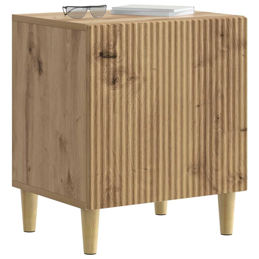 Cabinet de chevet Chêne artisanal 43 x 34,5 x 50 cm - 3