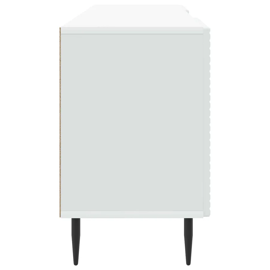 Meuble TV Blanc 150 x 31 x 50 cm Bois d'ingénierie - 7