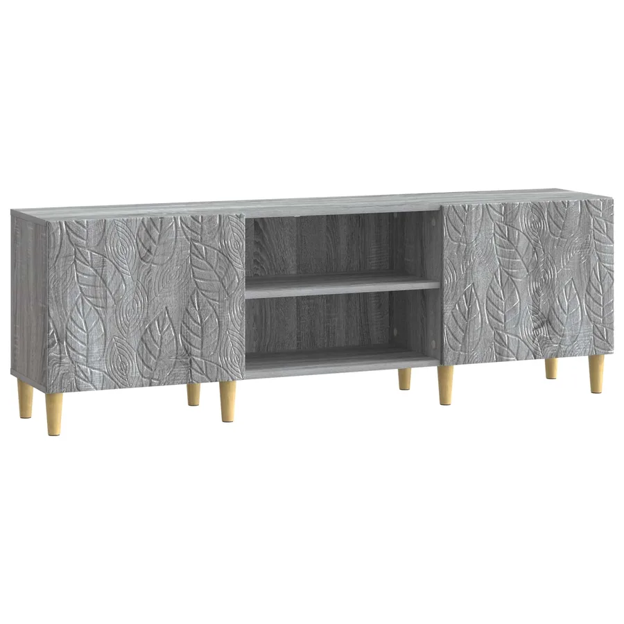 Meuble TV 150 x 31 x 50 cm Sonoma gris Bois d'ingénierie - 2