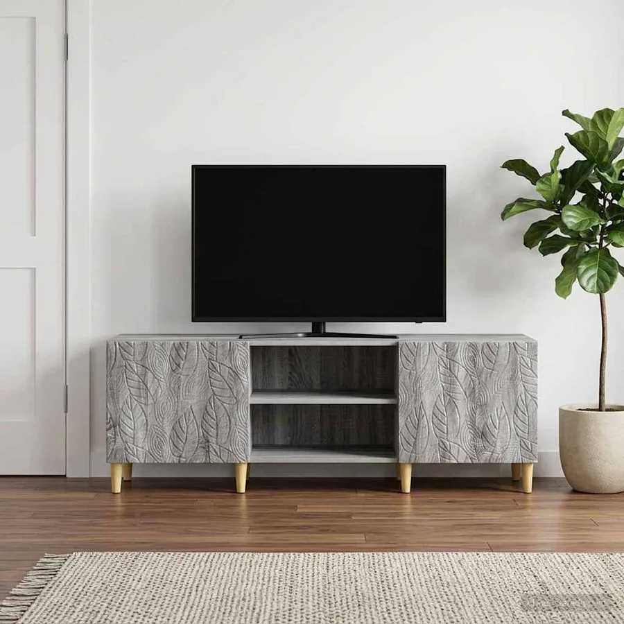 Meuble TV 150 x 31 x 50 cm Sonoma gris Bois d'ingénierie - 3