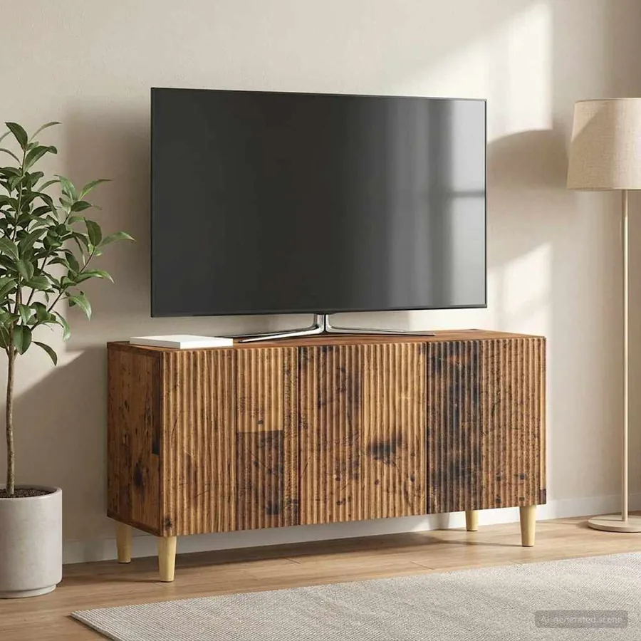 Meuble TV Bois ancien 99 x 34,5 x 50 cm Bois d'ingénierie