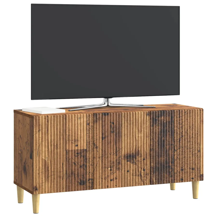 Meuble TV Bois ancien 99 x 34,5 x 50 cm Bois d'ingénierie - 3