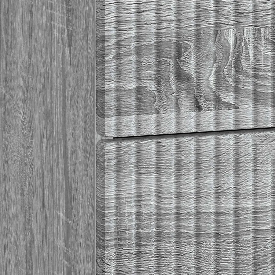 Cabinet de chevet 2 pcs Sonoma gris 43 x 34,5 x 47,5 cm - 10