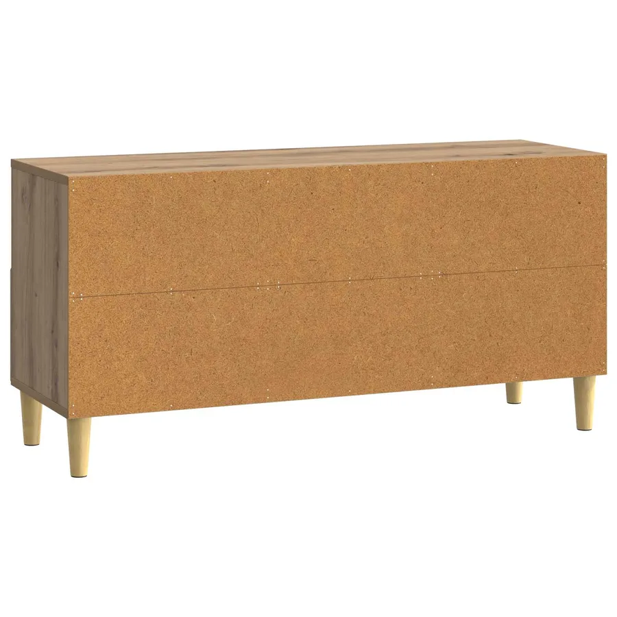 Meuble TV 102 x 34,5 x 50 cm Chêne artisanal Bois d'ingénierie - 7