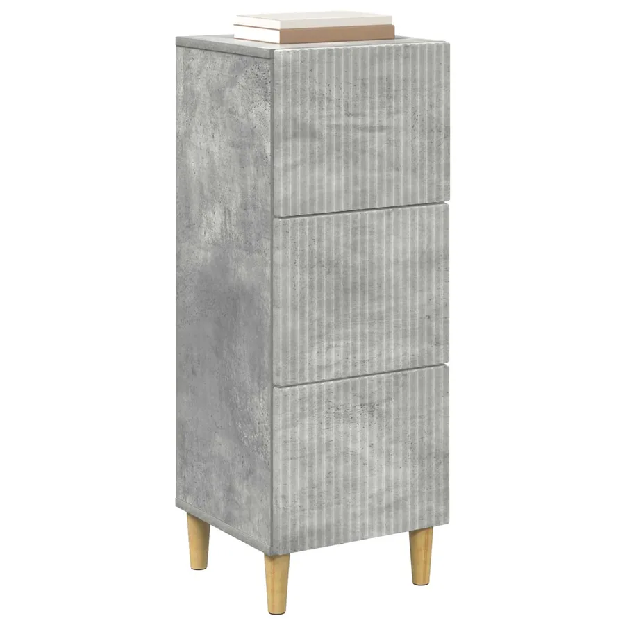 Armoire à tiroirs Gris béton 33 x 34,5 x 90 cm - 3