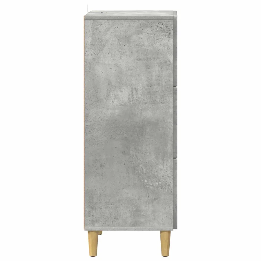 Armoire à tiroirs Gris béton 33 x 34,5 x 90 cm - 7