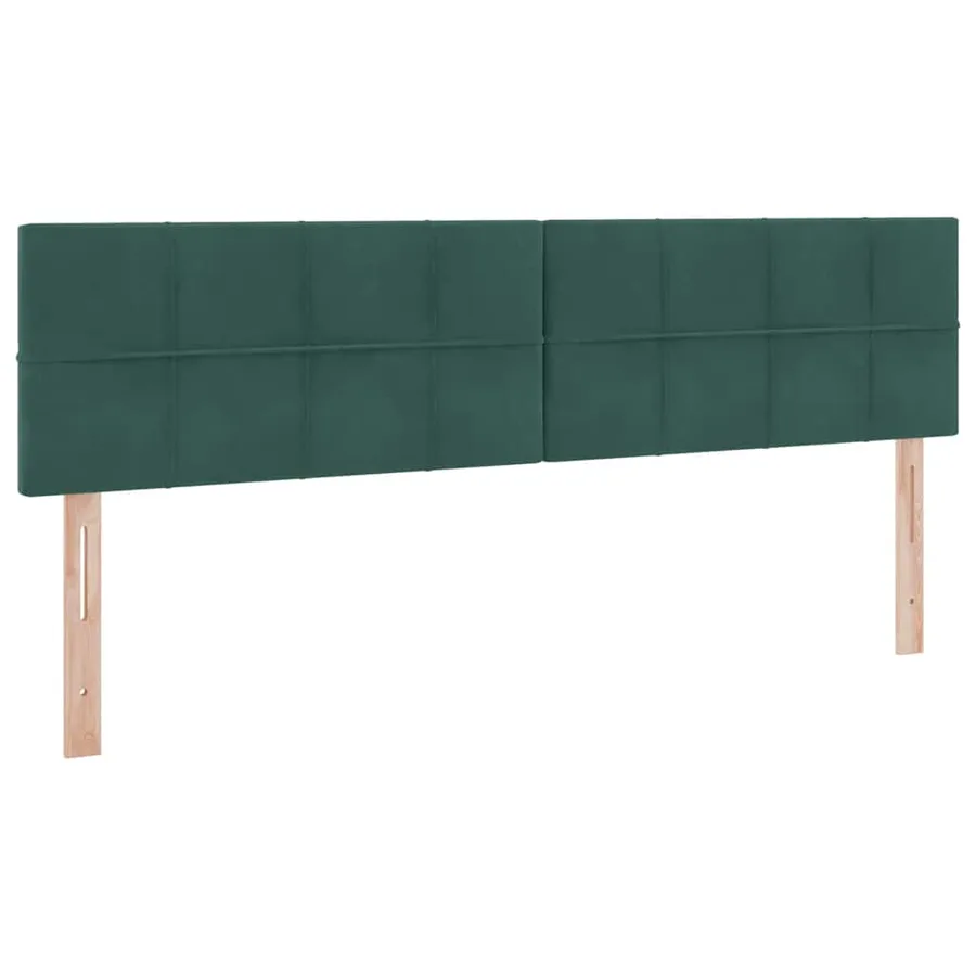 Lit de rangement LED avec matelas Vert foncé 180 x 200 cm - 8