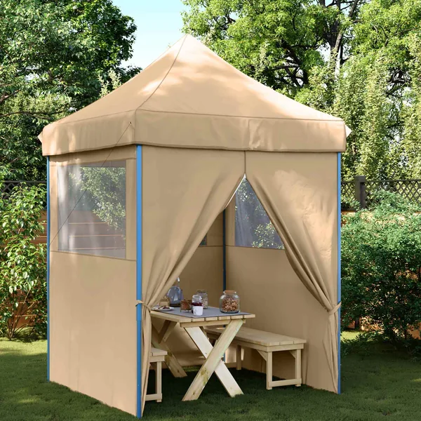 Tente de fête Beige 200 x 200 x 306 cm Tissu Oxford