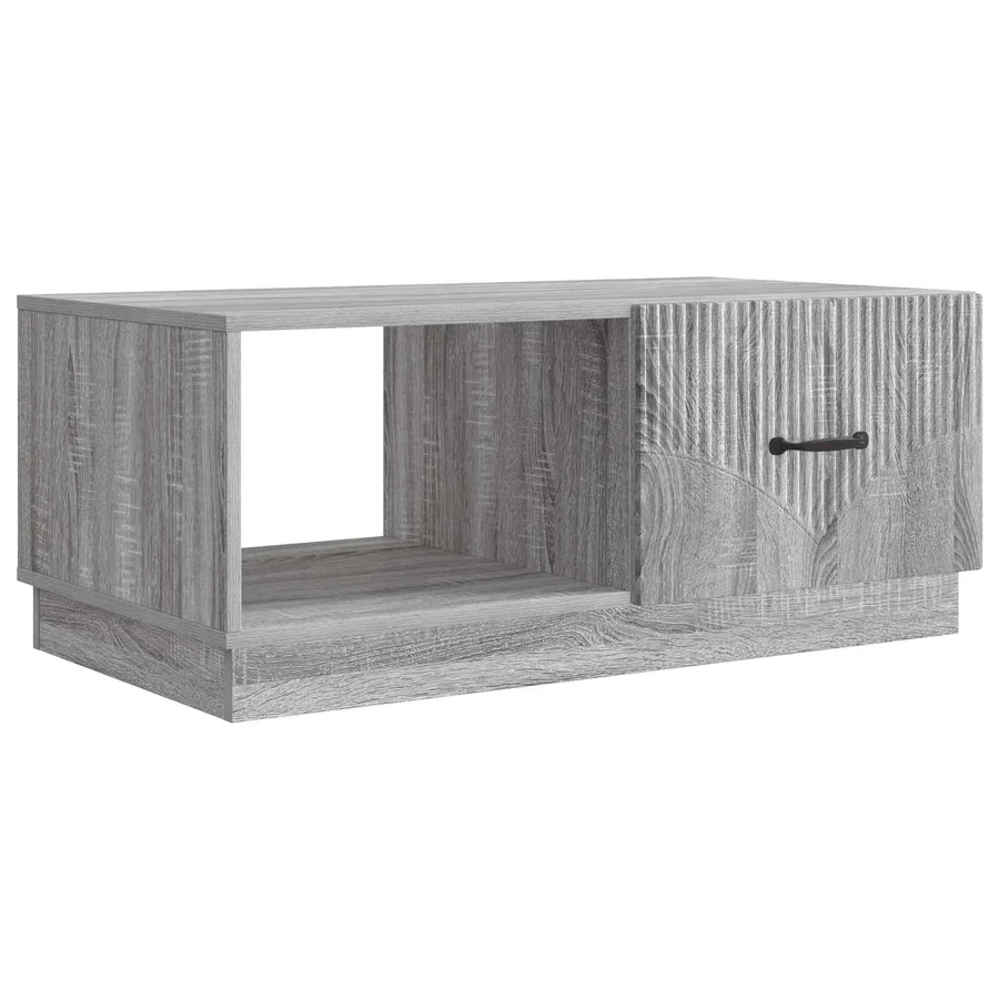 Table basse Sonoma gris 90 x 50 x 37 cm Bois d'ingénierie - 2