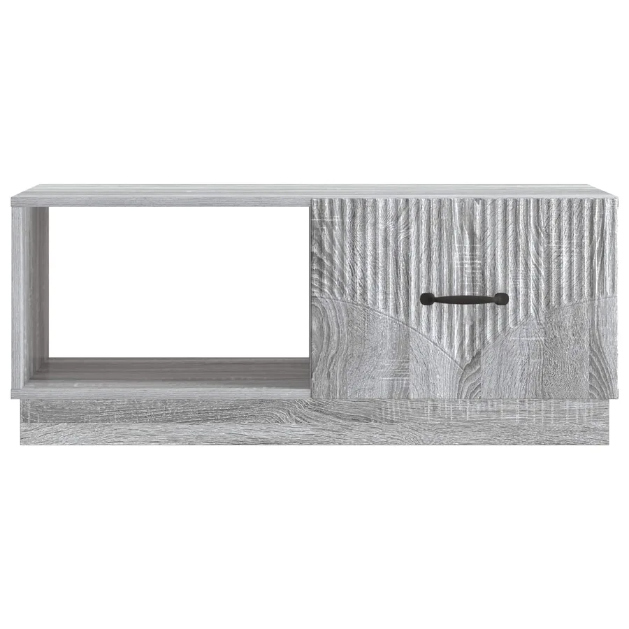 Table basse Sonoma gris 90 x 50 x 37 cm Bois d'ingénierie - 5