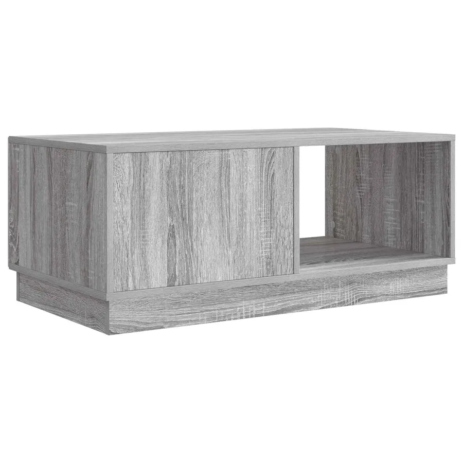 Table basse Sonoma gris 90 x 50 x 37 cm Bois d'ingénierie - 7
