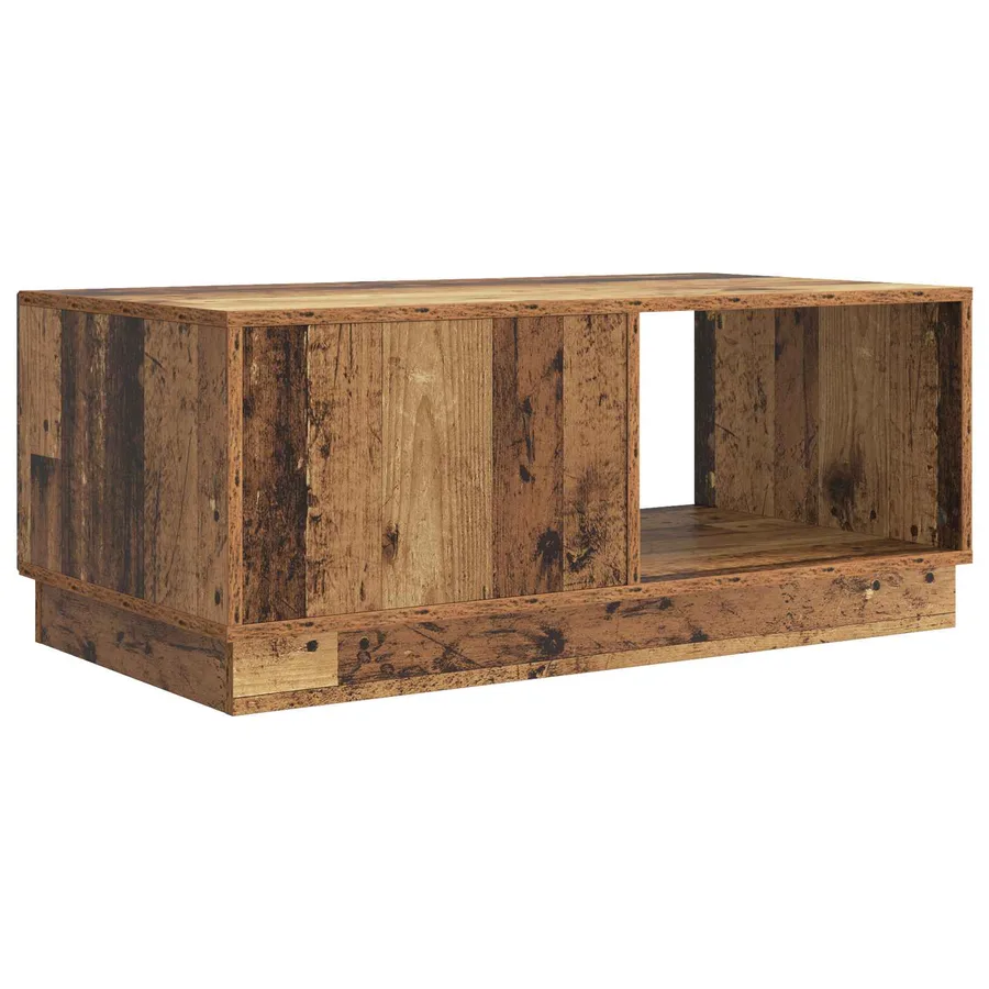 Table basse Bois ancien 90 x 50 x 37 cm Bois d'ingénierie - 7