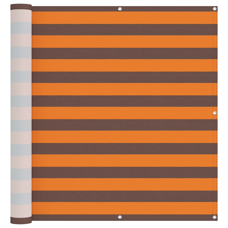 Écran de balcon Orange et marron 120 x 200 cm - 2