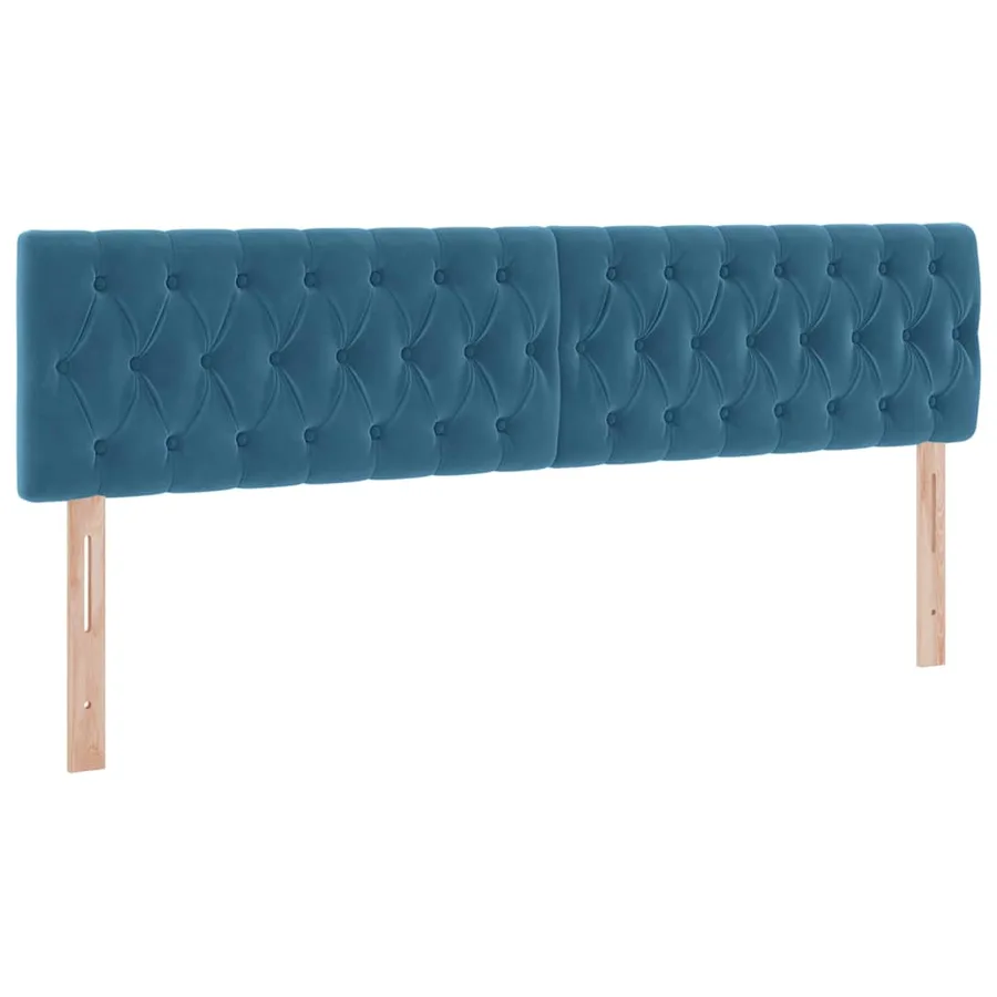 Lit de rangement LED avec matelas Bleu foncé 200 x 200 cm - 10