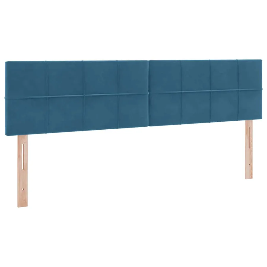 Lit de rangement LED avec matelas Bleu foncé 200 x 200 cm - 10