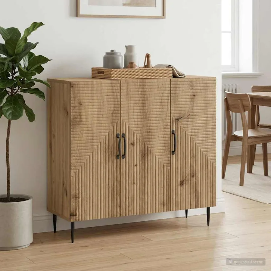 Buffet Chêne artisanal 89 x 34,5 x 80 cm Bois d'ingénierie